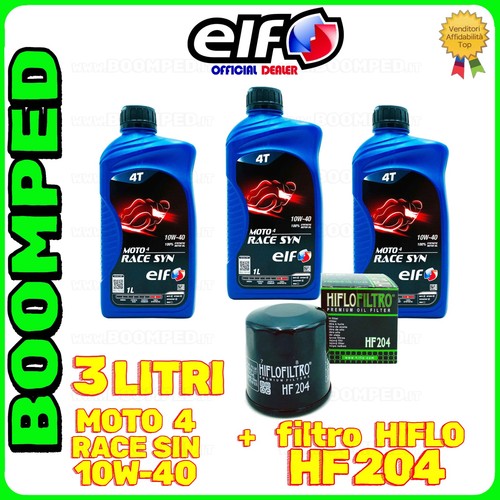 Kit tagliando olio elf moto4 - elf,