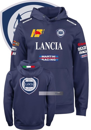 Felpa cappuccio lancia delta - lancia,