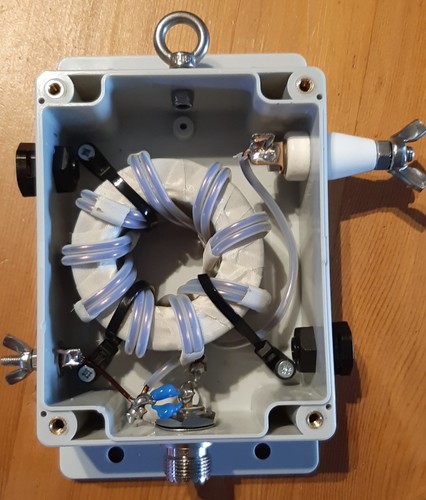 Unun per multibanda - hf, 4:1