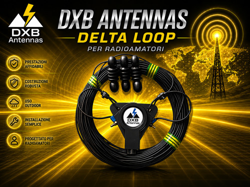 Antenna delta loop multibanda - antenna,