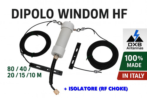 Antenna windom filare bande - windom,